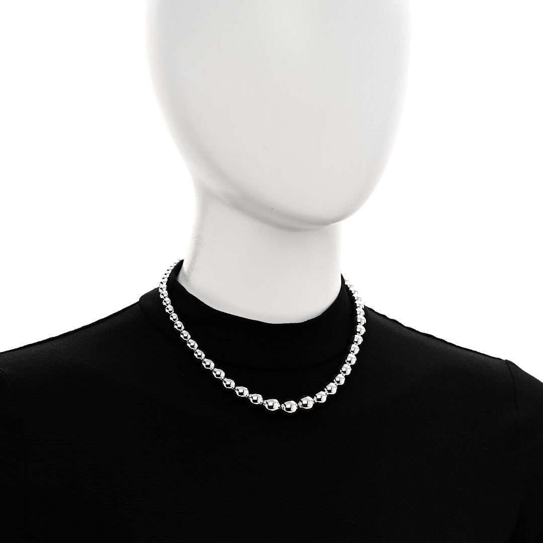 Sterling Silver Hardwear Graduated Ball Necklace