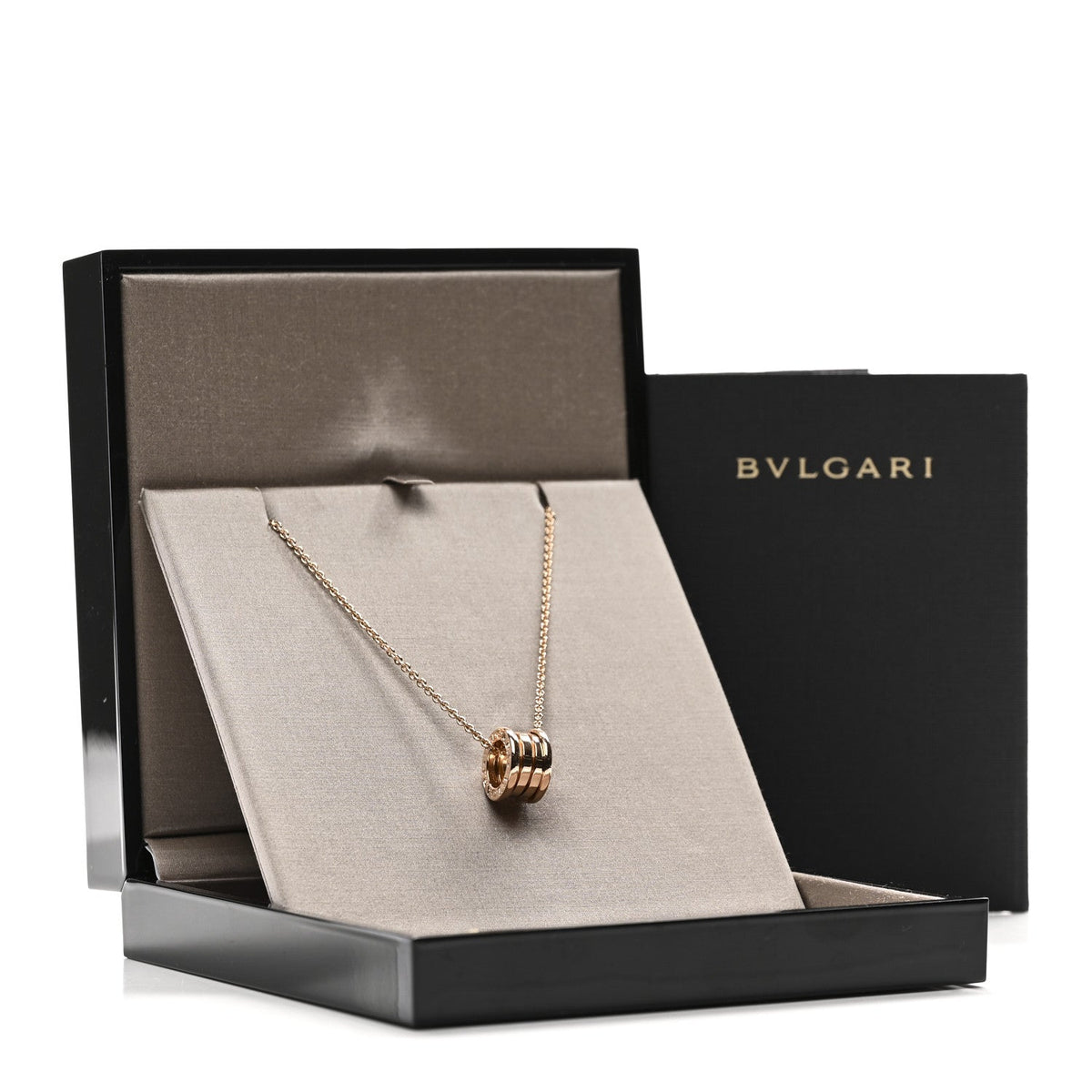 18K Rose Gold B.Zero1 Pendant Necklace