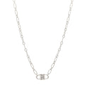Sterling Silver 1837 Double Lock Necklace