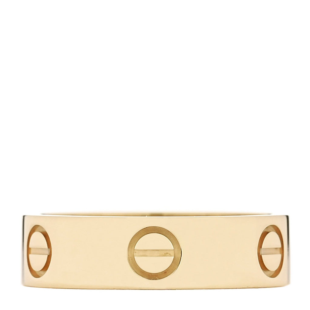 18K Yellow Gold 5.5mm LOVE Ring 56 7.75