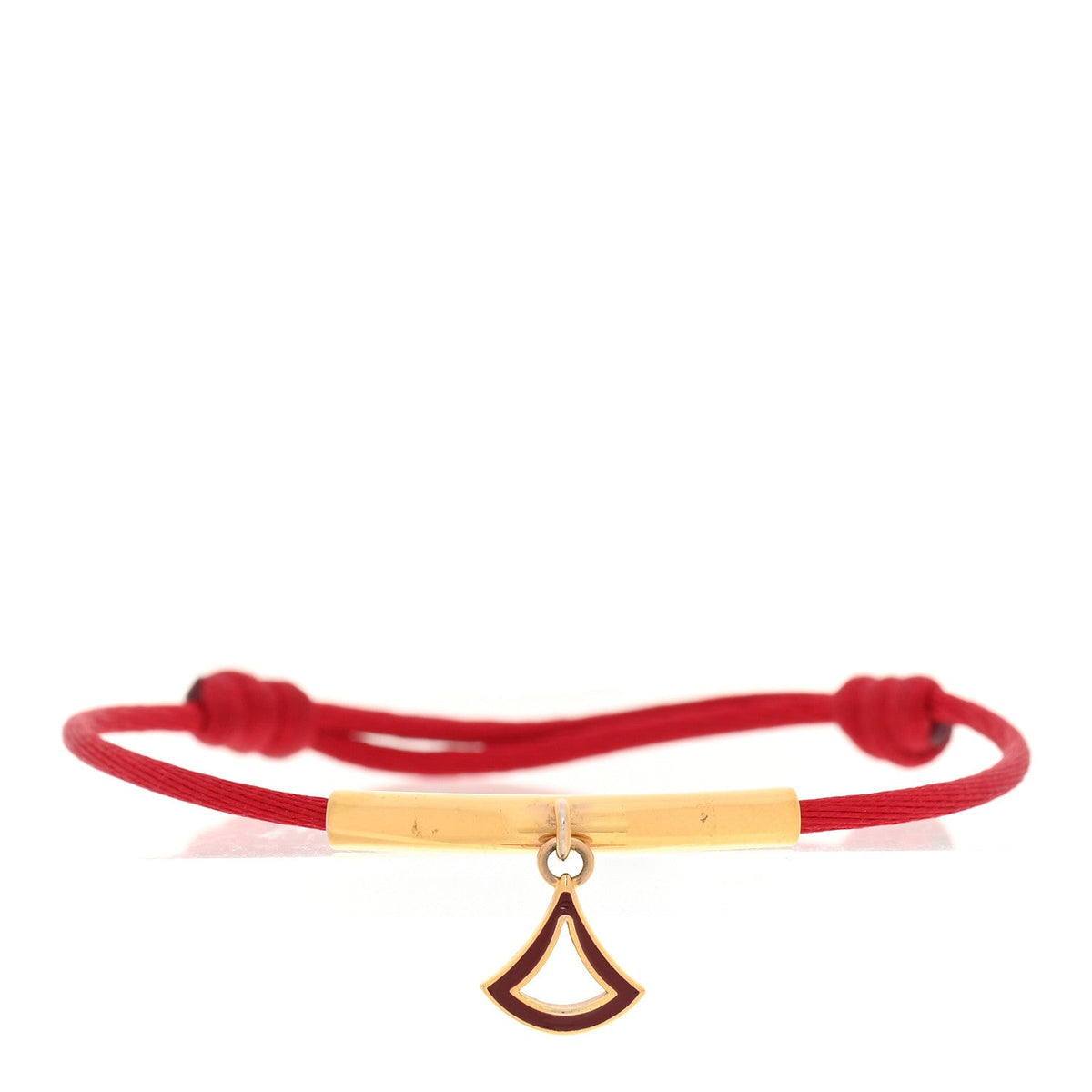 Divas' Dream Cord Bracelet Red Gold