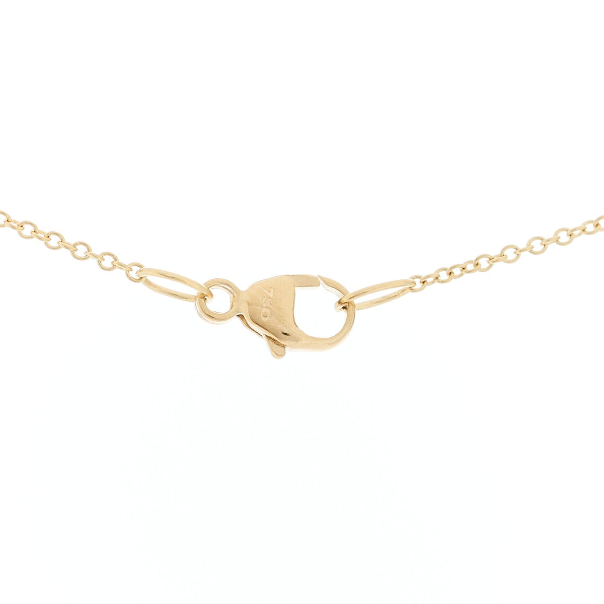 18K Yellow Gold 1mm Chain Necklace