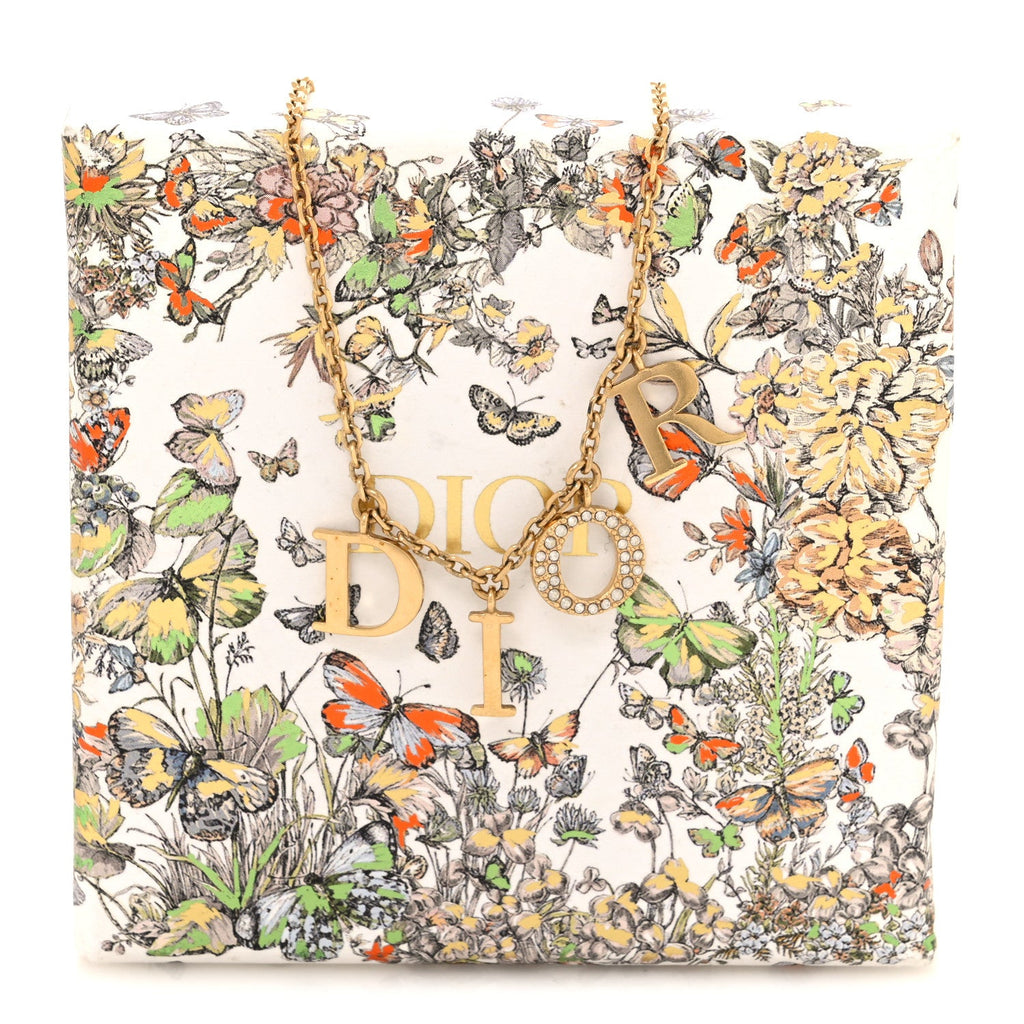 Crystal Dio(r)evolution Necklace Gold