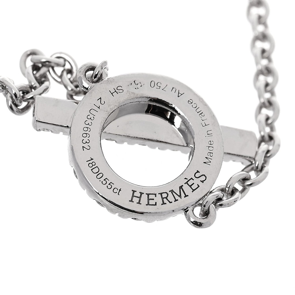 18K White Gold Diamond Finesse Bracelet SH
