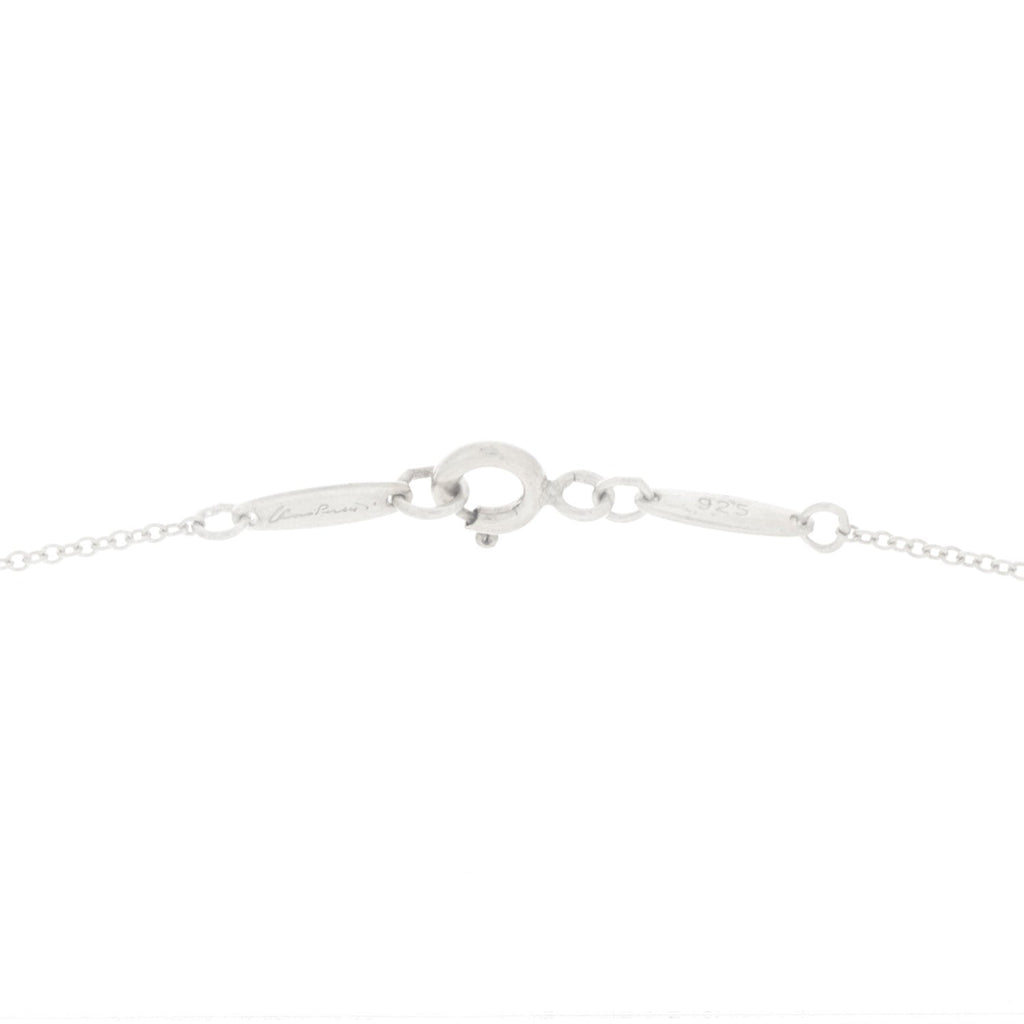 Sterling Silver 12mm Elsa Peretti Teardrop Pendant Necklace