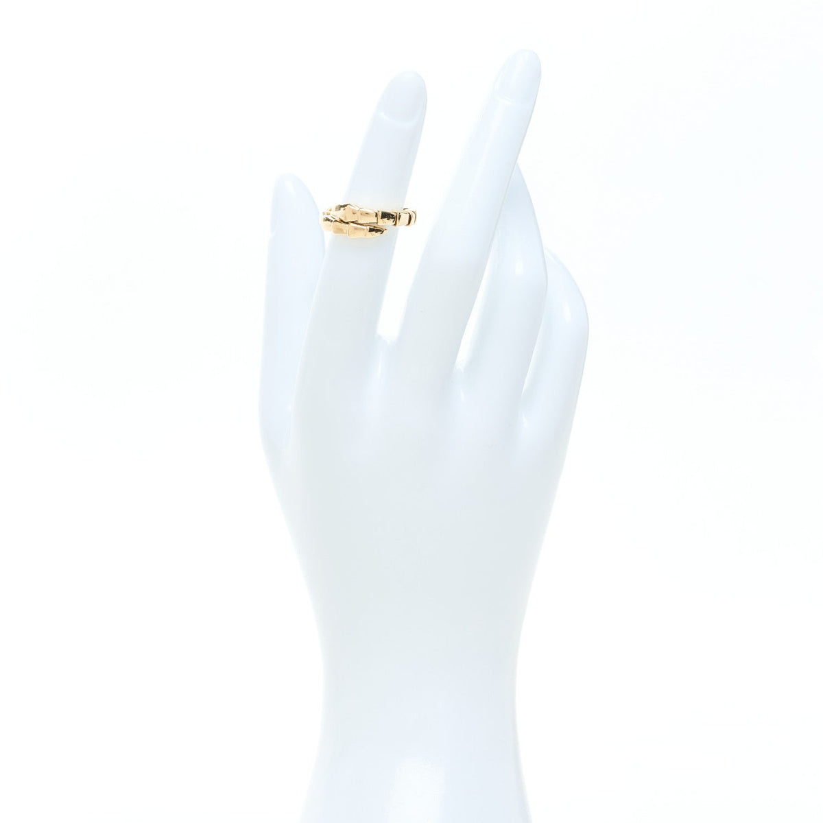 18K Rose Gold Serpenti Viper Ring XS
