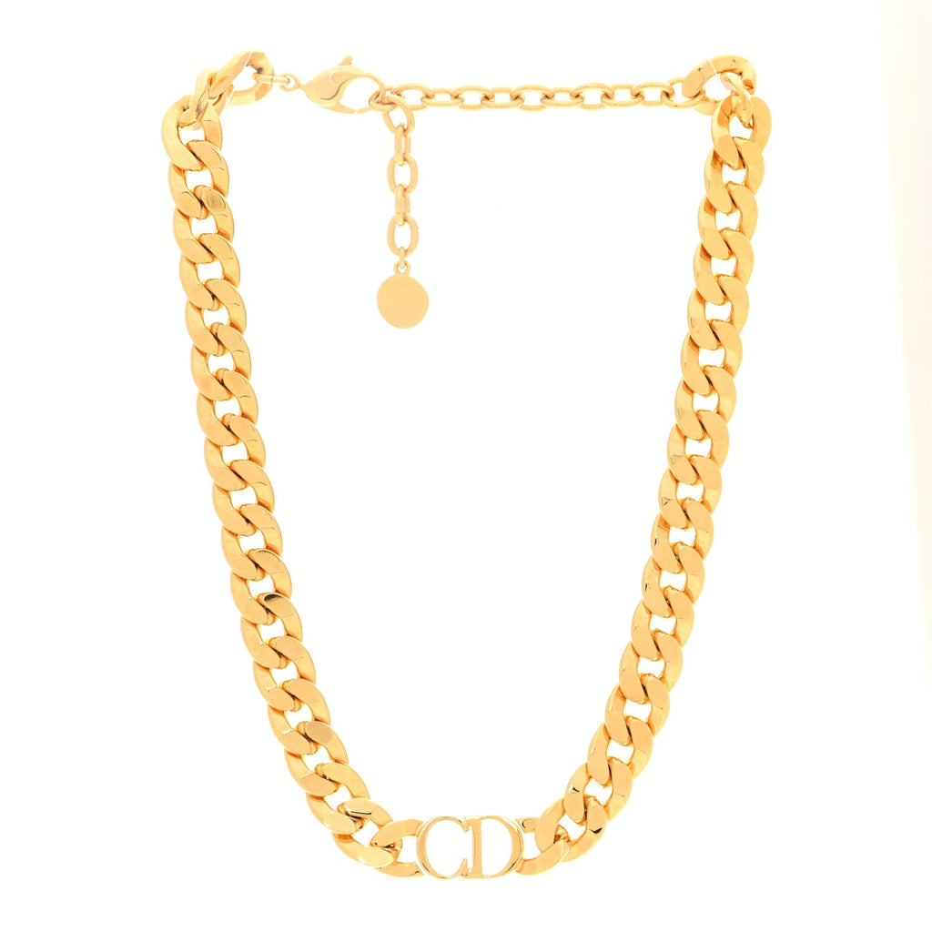 Metal Danseuse Etoile Chain Choker Necklace Gold