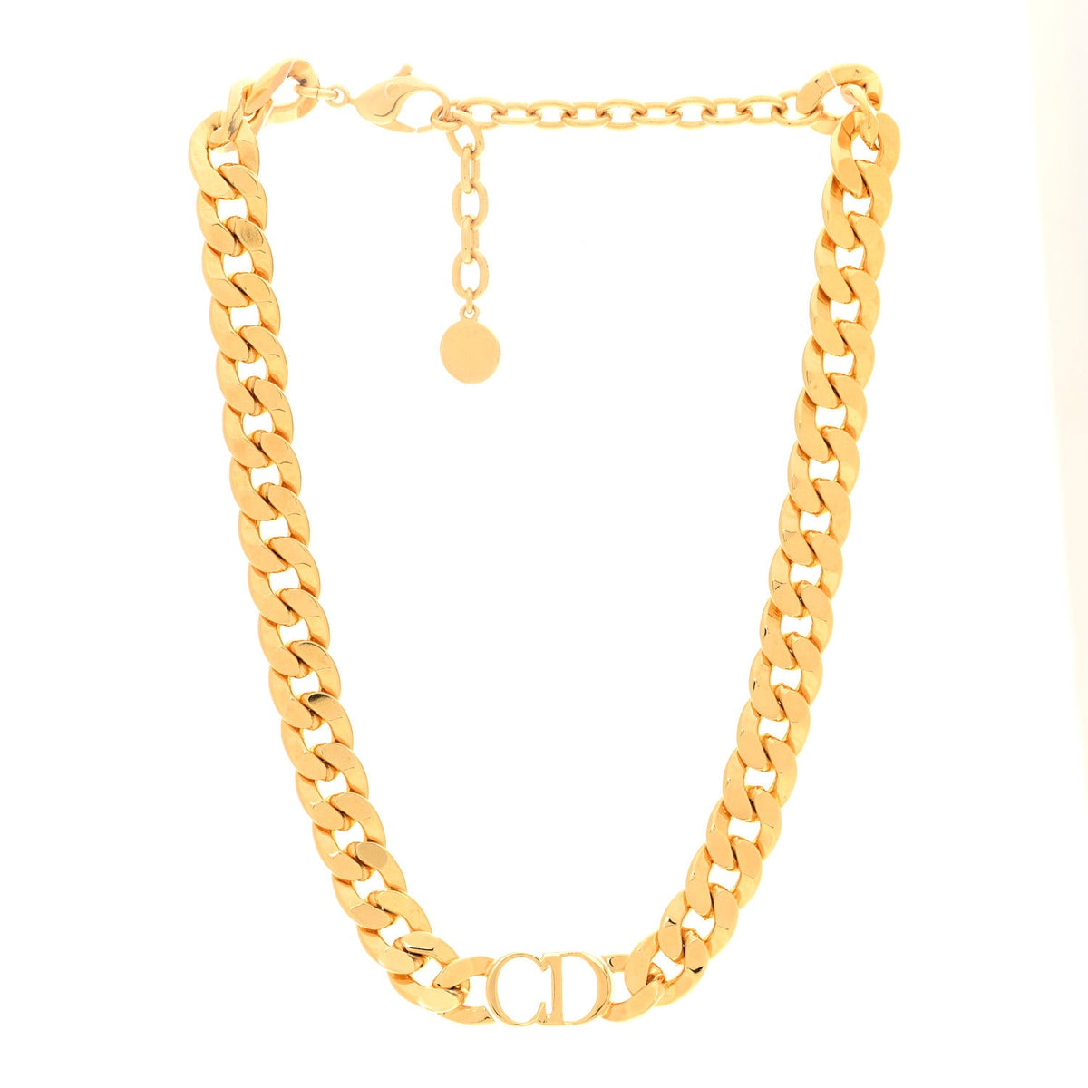 Metal Danseuse Etoile Chain Choker Necklace Gold