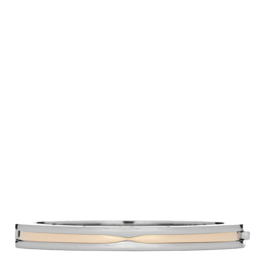 18K Yellow Gold Stainless Steel B.Zero1 Bangle Bracelet