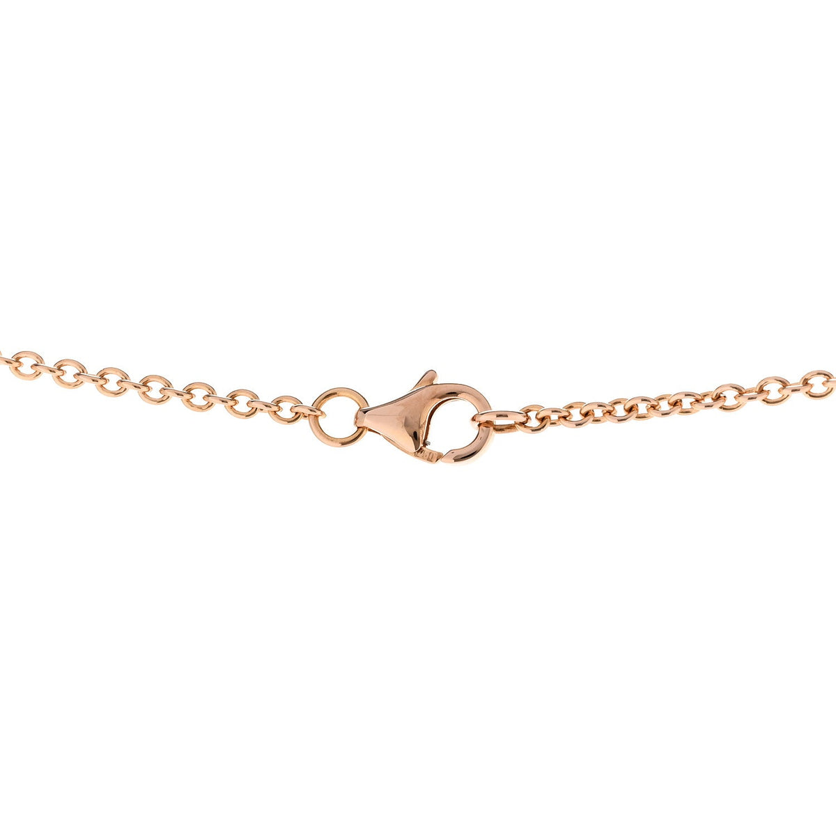 18K Pink Gold Interlocking LOVE Necklace