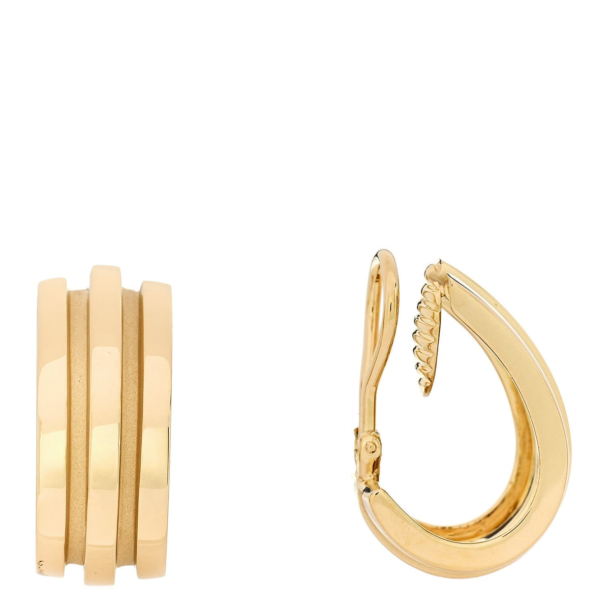 18K Yellow Gold Atlas Hoop Earrings
