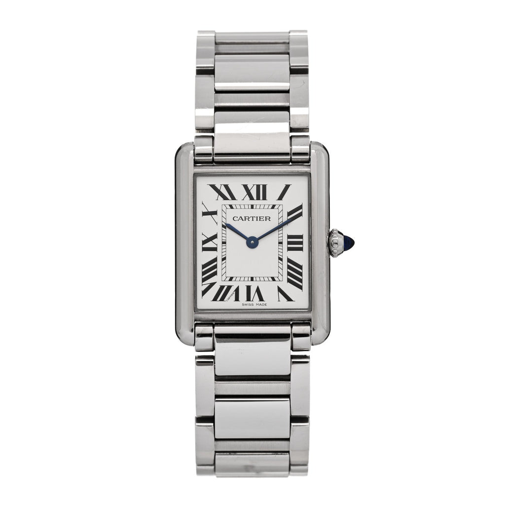 Stainless Steel 25mm Must de Cartier Tank Quartz Watch