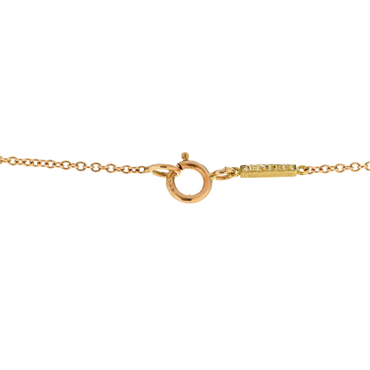 18K Yellow Gold Lapis Lazuli Bar Pendant Necklace