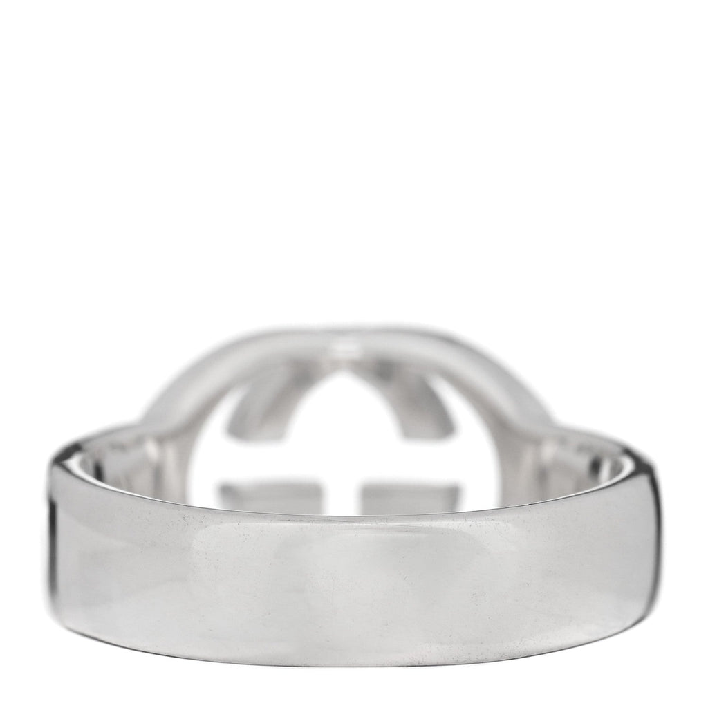 Sterling Silver Interlocking G Ring 54 6.75