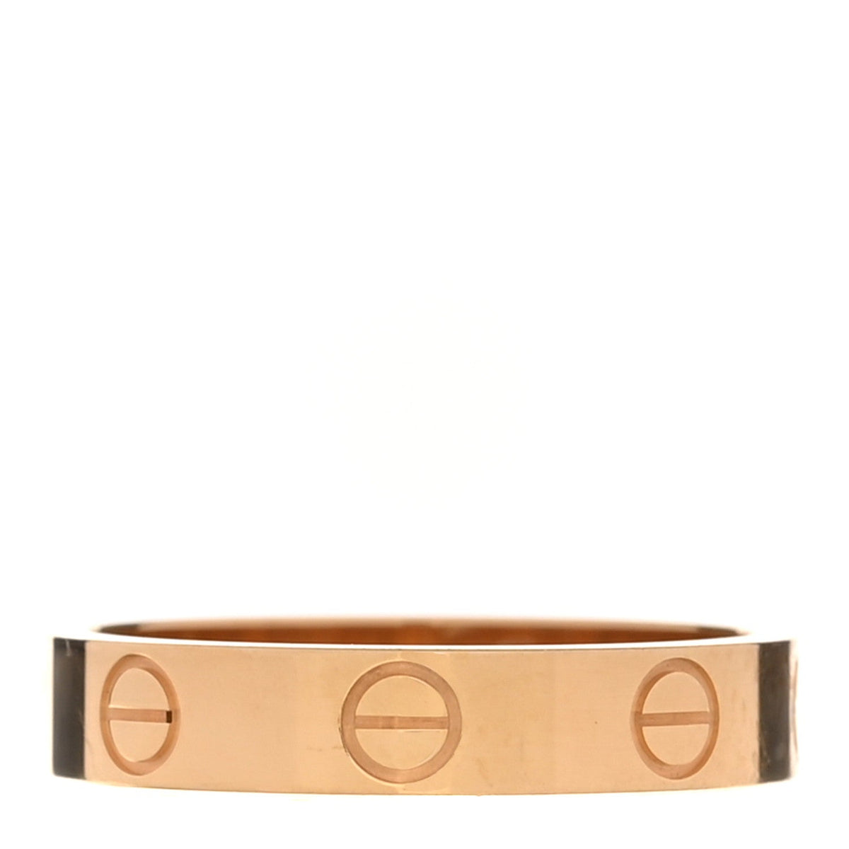 18K Yellow Gold 3.5mm LOVE Wedding Band Ring 51 5.75