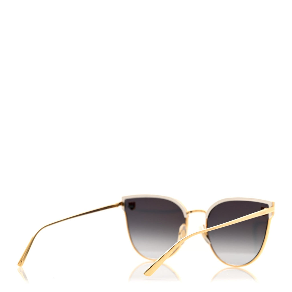 Panthere De Cartier Cat Eye Sunglasses CT0198S Gold