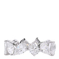 18K White Gold Diamond Multi Shape 5.90ctw Ring 53 6.25