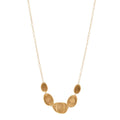 18K Yellow Gold Lunaria 5 Leaf Necklace