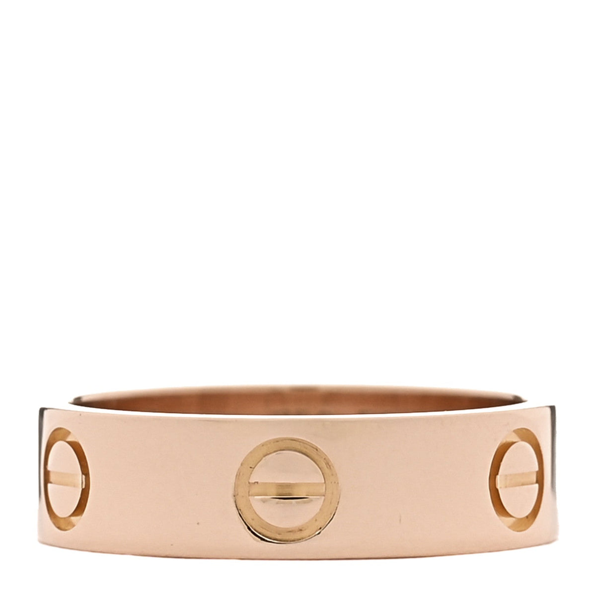 18K Pink Gold 5.5mm LOVE Ring 56 7.5