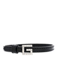 Patent Crystal G Buckle Bracelet S Black