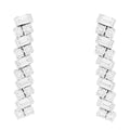 18K White Gold Diamond Reflection de Cartier Earrings