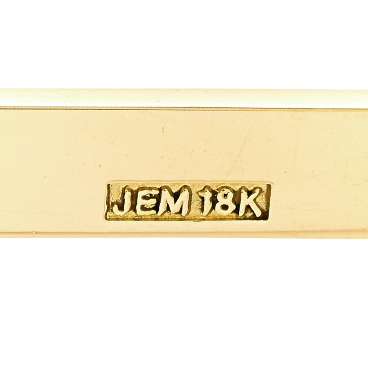 18K Yellow Gold Lapis Lazuli Bar Pendant Necklace