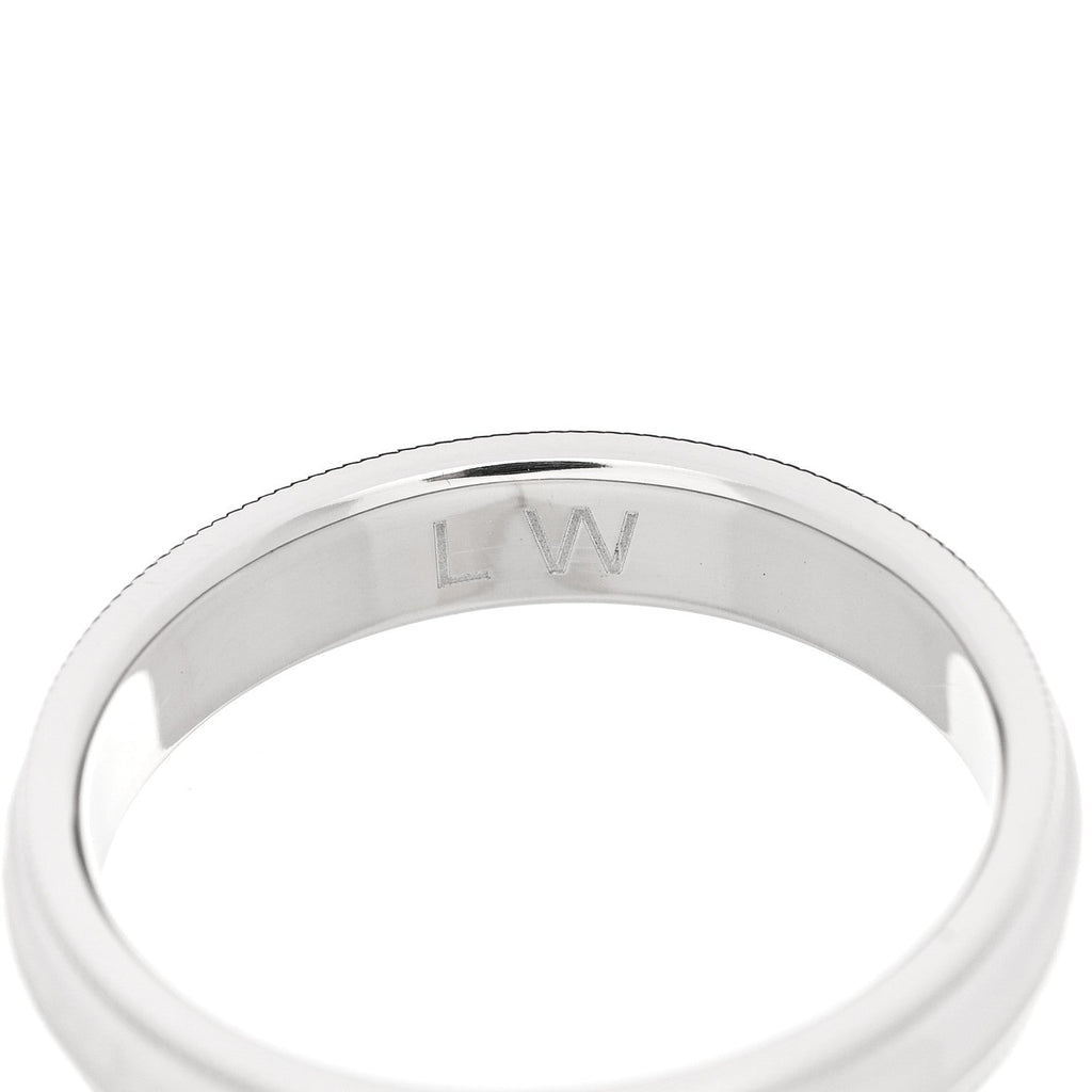 Platinum Milgrain Wedding Band Ring 58 8.25