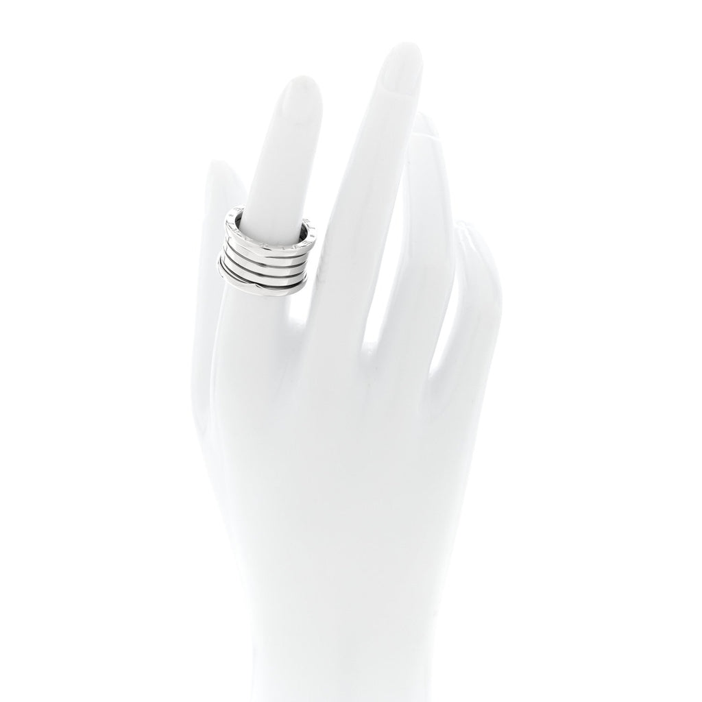 18K White Gold B.Zero1 Four-Band Ring 54 7
