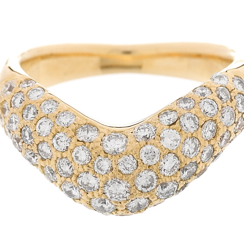 18K Yellow Gold Diamond 1.23ctw Ring 50 5.5