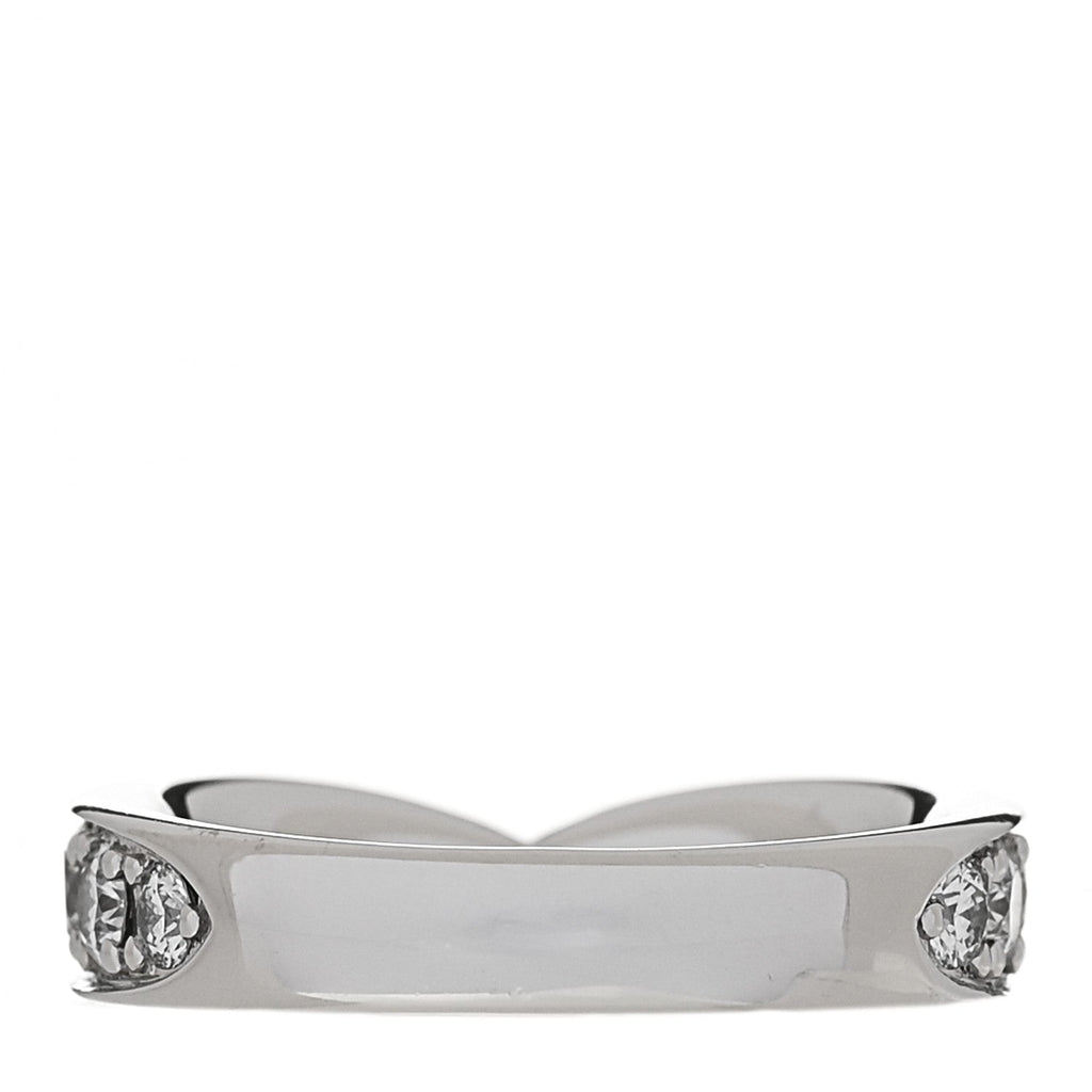Platinum Diamond 4.3mm Harmony Band Ring 49 4.75