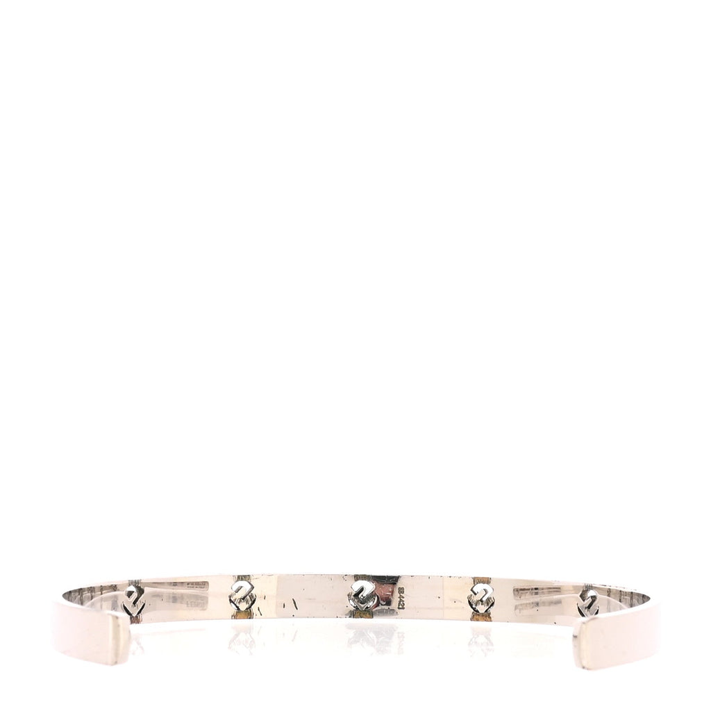 Metal Crystal F is Fendi Bracelet L Silver
