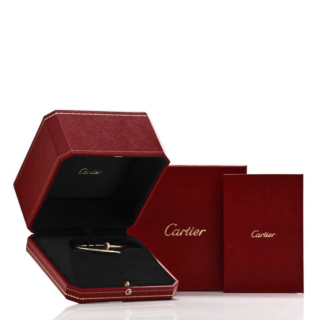 18K Yellow Gold Diamond Small Juste Un Clou Bracelet 15