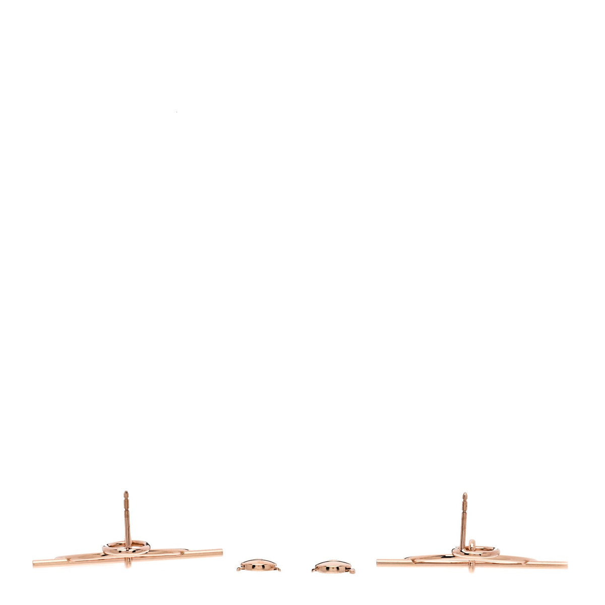 18K Rose Gold PM Loop Earrings