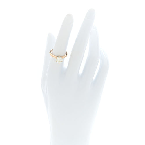 14K Yellow Gold Diamond 1.90ct Solitaire Engagement Ring 52 6