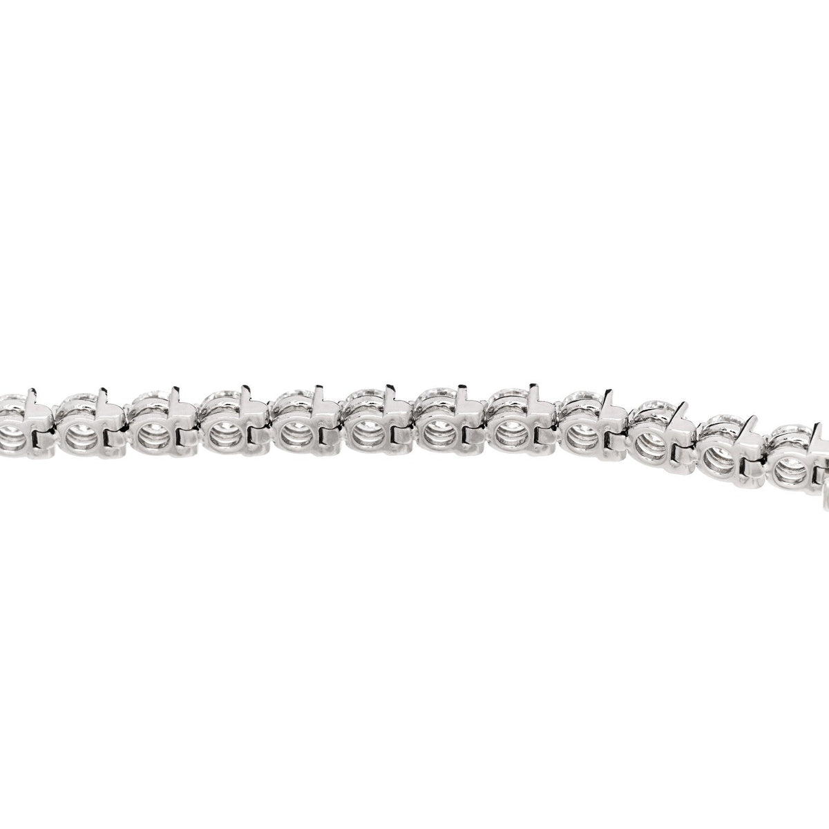 18K White Gold Diamond 7.86ctw Tennis Bracelet