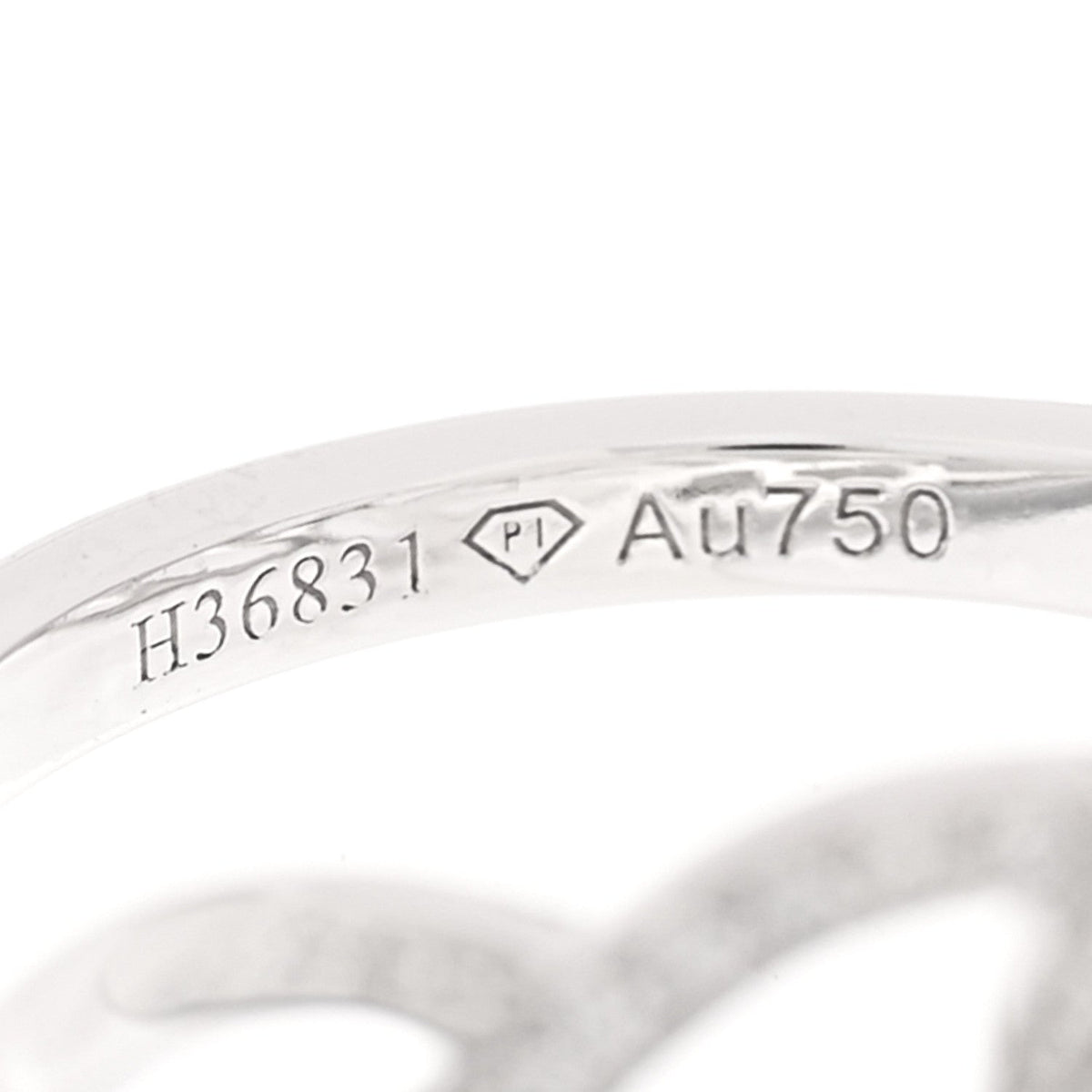 18K White Gold Diamond .55ct Rose Ring 51 5.75