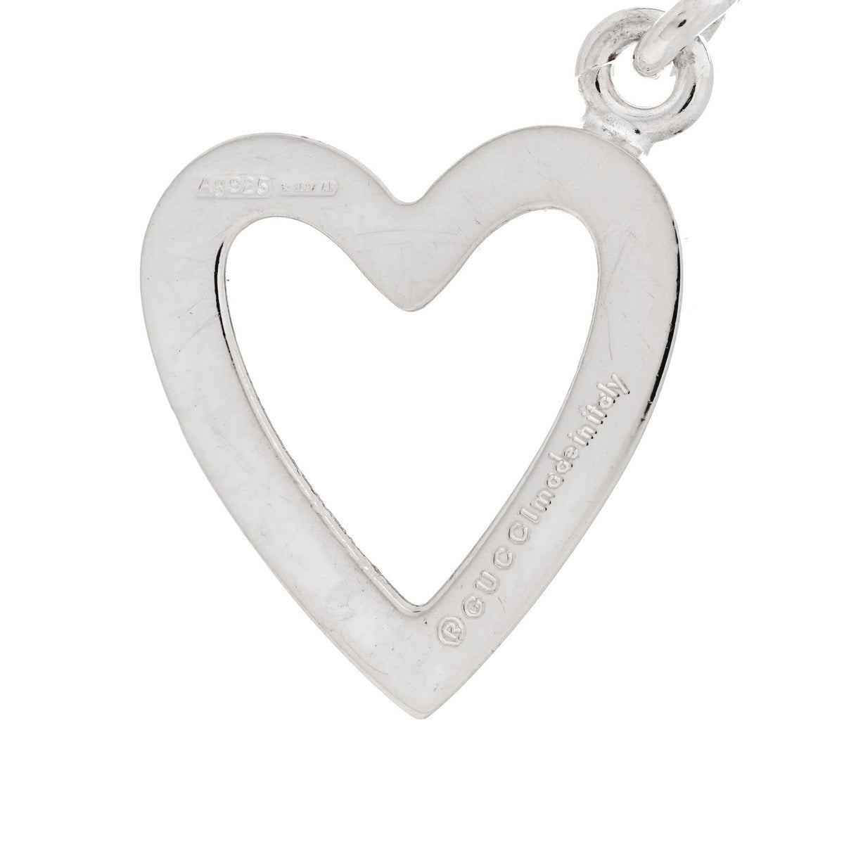 Sterling Silver Heart Toggle Necklace