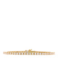 18K Yellow Gold Diamond 2.70ctw Tennis Bracelet