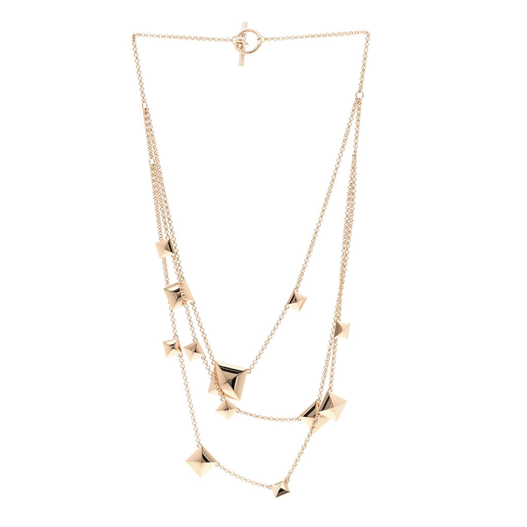 18K Rose Gold Clou d'H Necklace