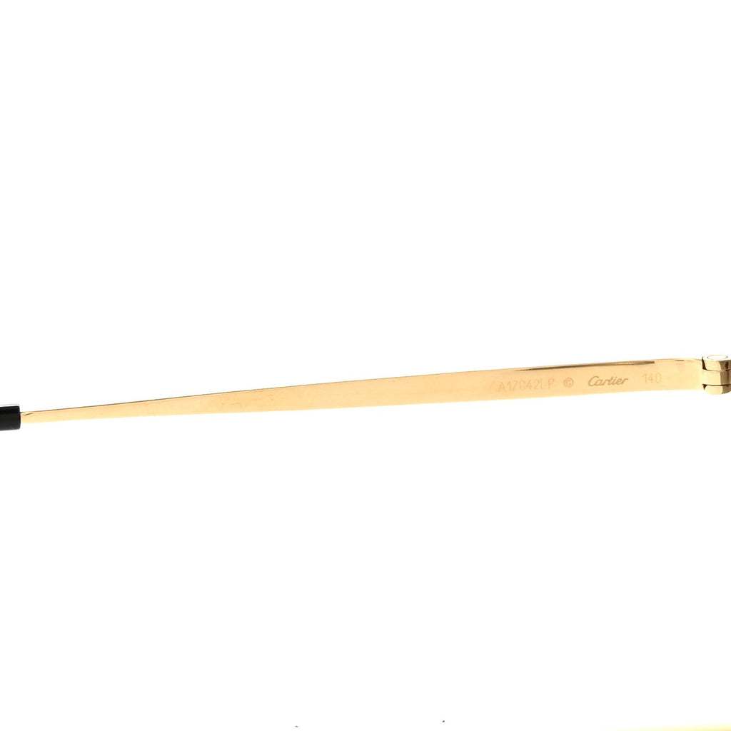 Panthere De Cartier Sunglasses CT0121S  Gold