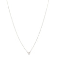 Sterling Silver Diamond .07ct Elsa Peretti Diamonds by the Yard Pendant Necklace
