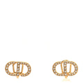 Crystal Clair D Lune Clip On Earrings Gold