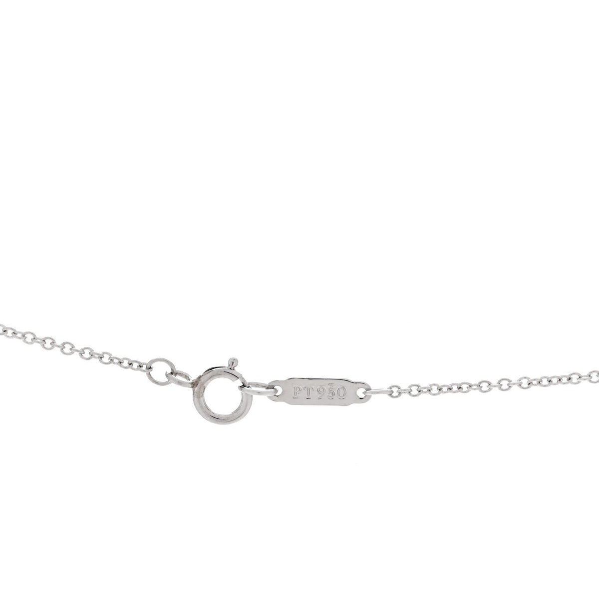 Platinum Diamond Small Cross Pendant Necklace