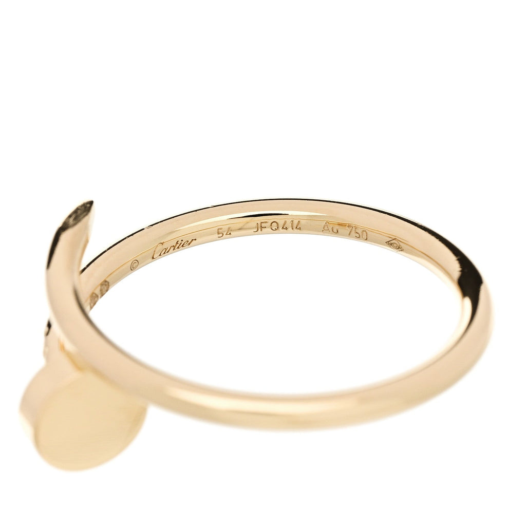 18K Yellow Gold Small Juste Un Clou Ring 54 7