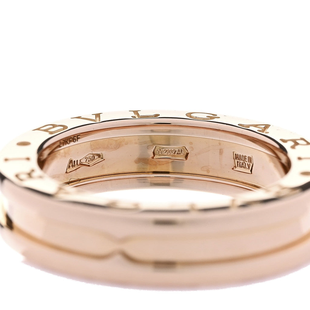 18K Rose Gold B.Zero1 One-Band Ring 49 5