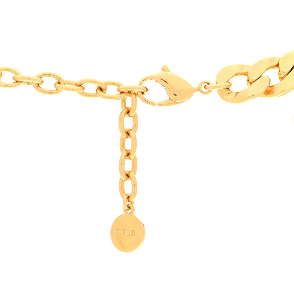Metal Danseuse Etoile Chain Choker Necklace Gold