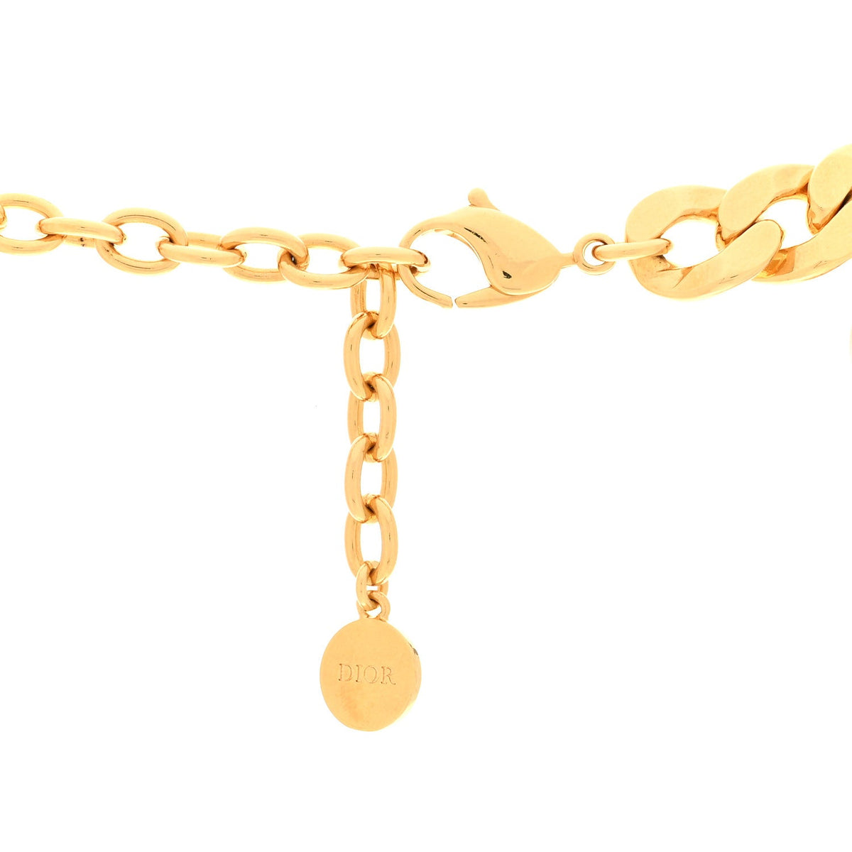Metal Danseuse Etoile Chain Choker Necklace Gold