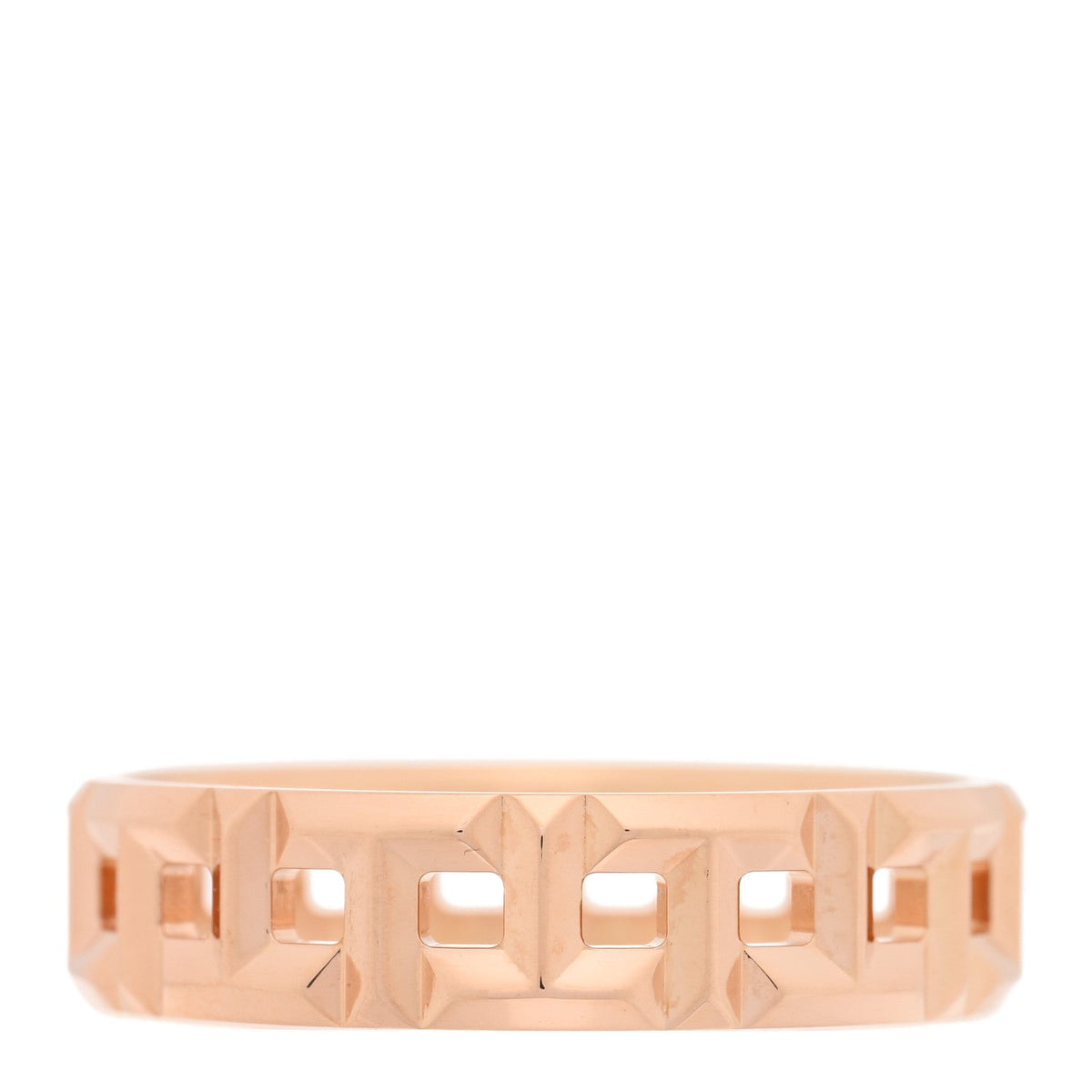 18K Rose Gold T True Wide Ring 63 10.25