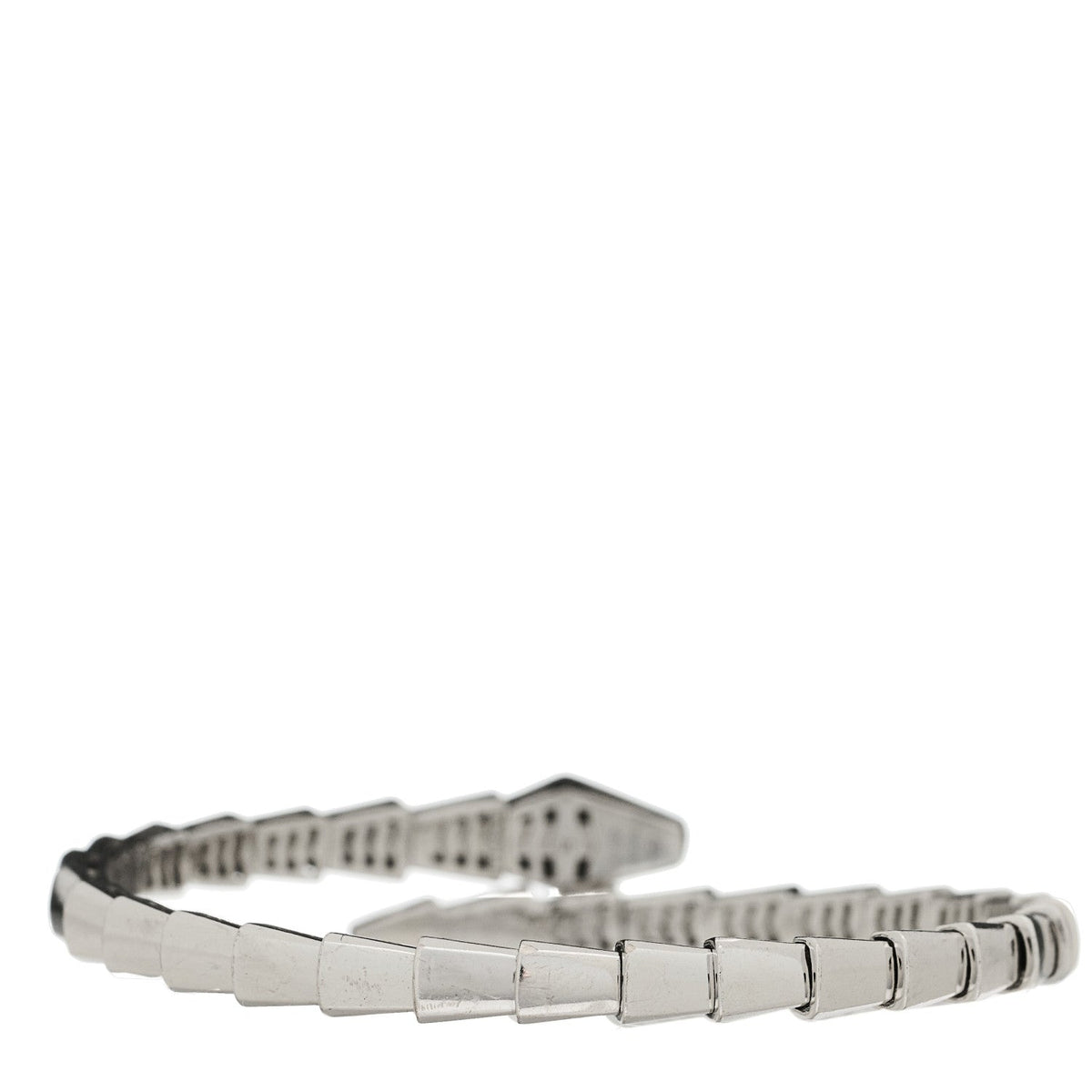 18K White Gold Serpenti Viper Bracelet S