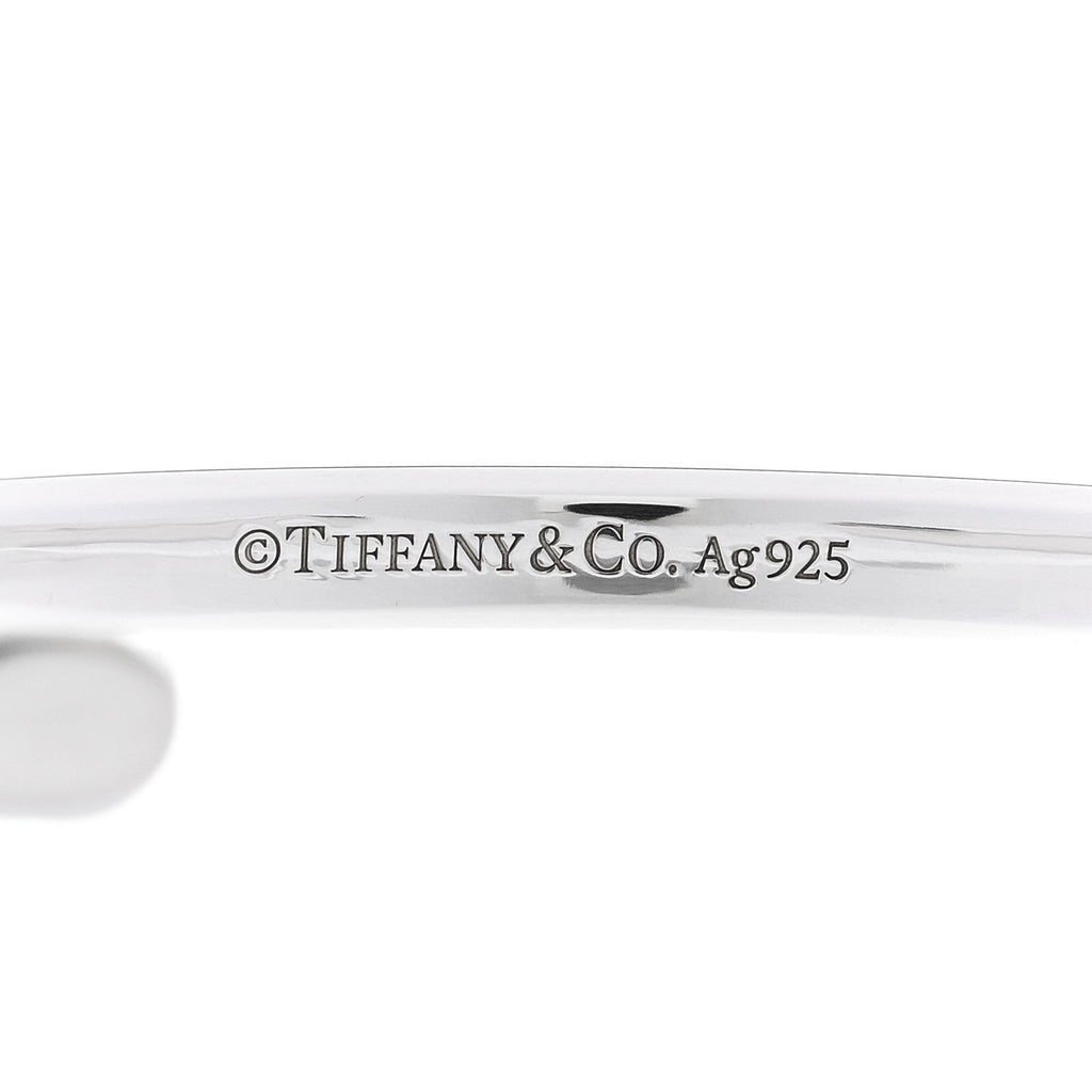 Sterling Silver Narrow Makers Cuff Bracelet